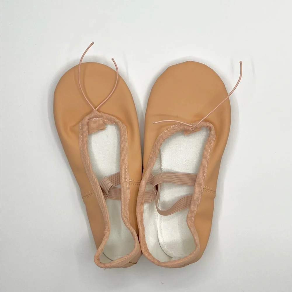 Stelle Pink Ballet Shoes with Elastic Straps and Flexible Suede Sole